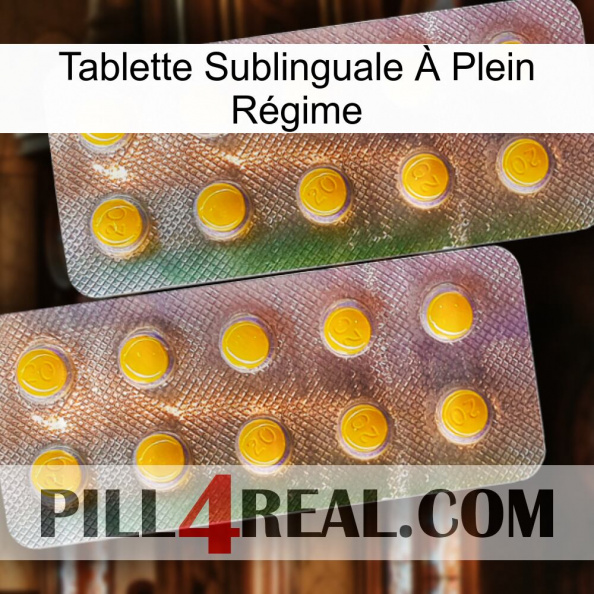 Tablette Sublinguale À Plein Régime new10